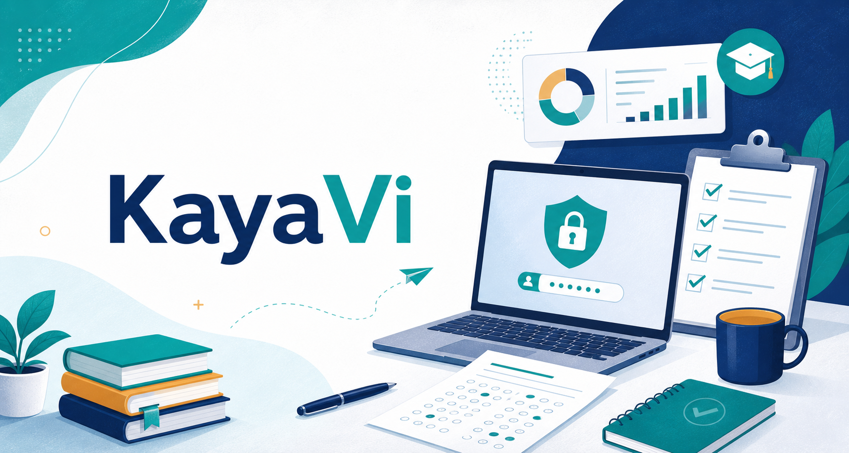 KayaVi exam portal illustration